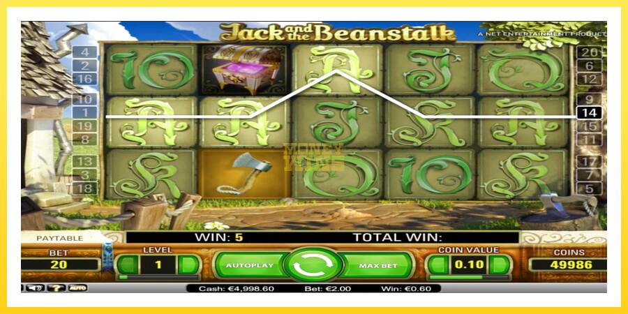 Slika 3 igralni avtomat Jack’s Beanstalk