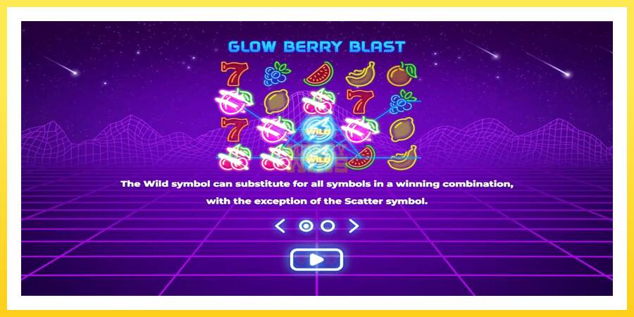 Slika 1 igralni avtomat Glow Berry Blast