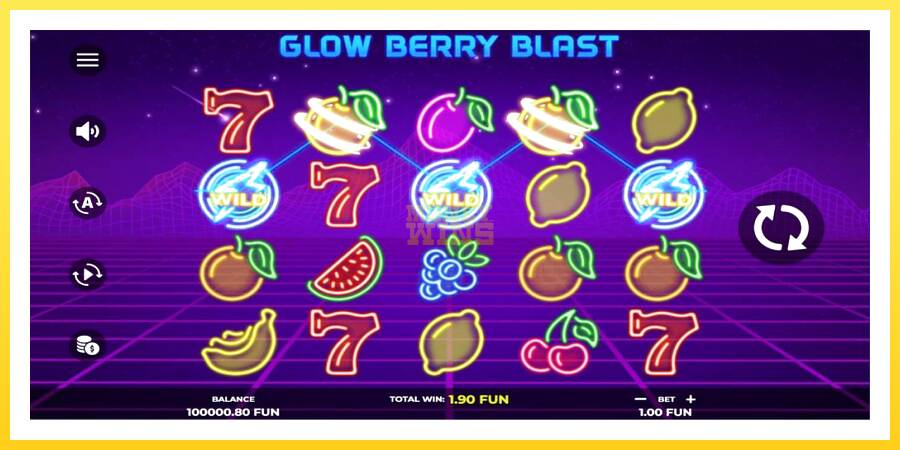 Slika 2 igralni avtomat Glow Berry Blast