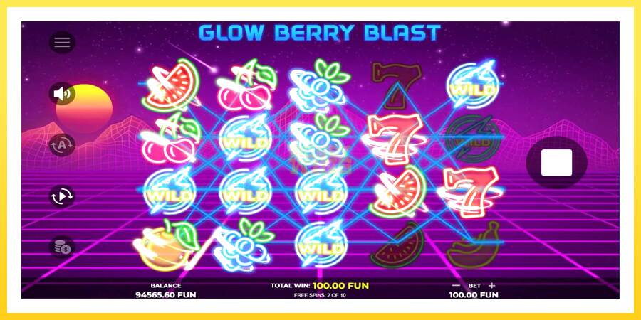 Slika 4 igralni avtomat Glow Berry Blast