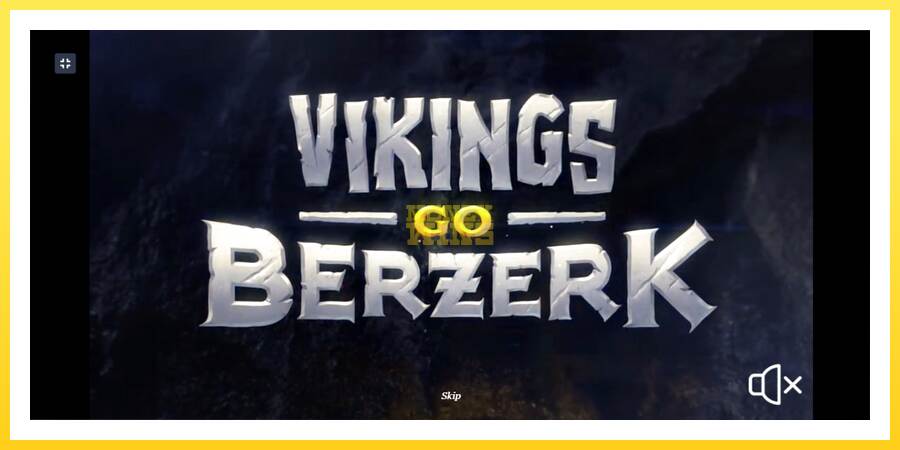 Slika 1 igralni avtomat Vikings go Berzerk