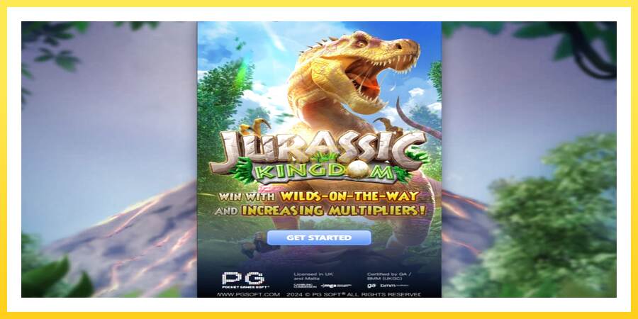 Slika 1 igralni avtomat Jurassic Kingdom