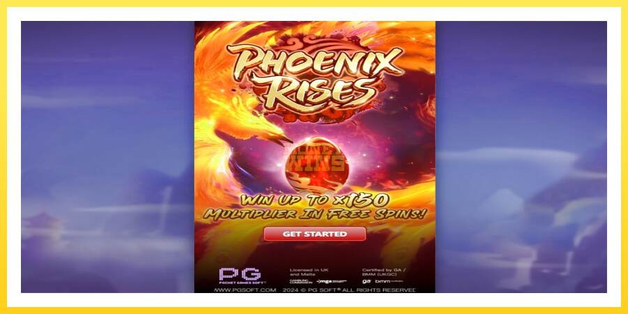 Slika 1 igralni avtomat Phoenix Rises