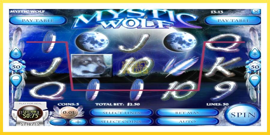 Slika 3 igralni avtomat Mystic Wolf