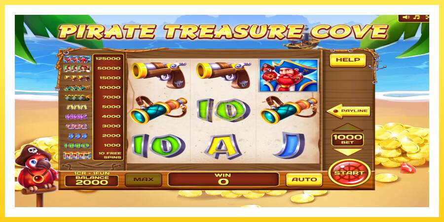 Slika 3 igralni avtomat Pirate Treasure Cove 3x3