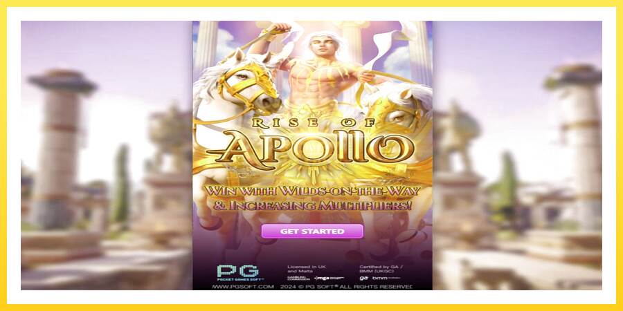 Slika 1 igralni avtomat Rise of Apollo