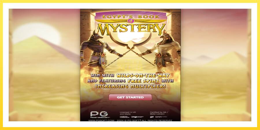 Slika 1 igralni avtomat Egypts Book of Mystery