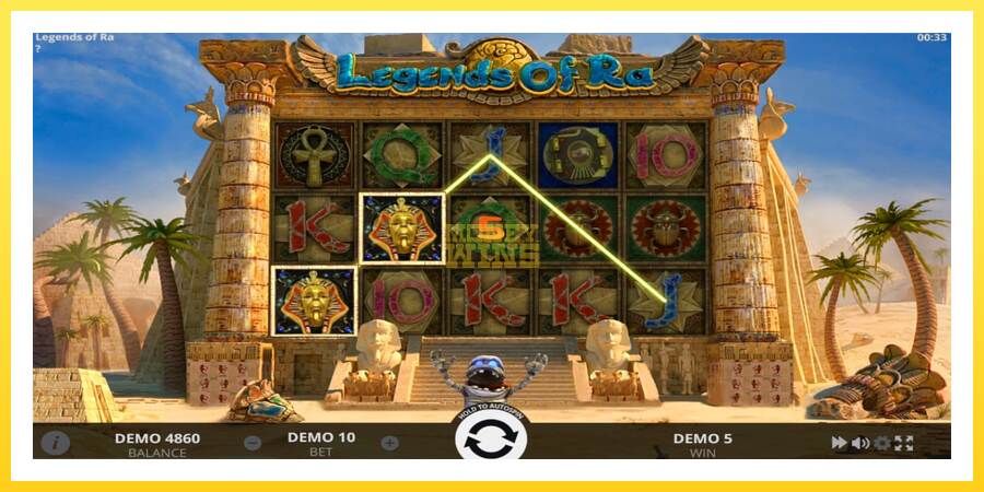 Slika 4 igralni avtomat Legends of Ra