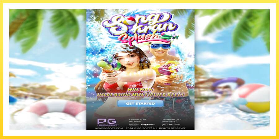 Slika 1 igralni avtomat Songkran Splash