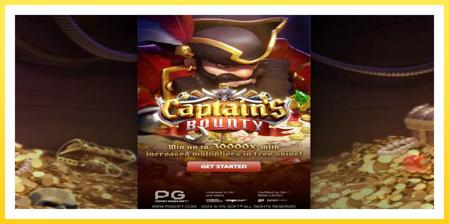 Slika 1 igralni avtomat Captains Bounty