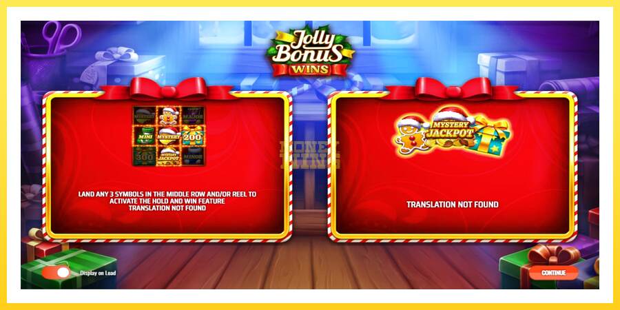 Slika 1 igralni avtomat Jolly Bonus Wins