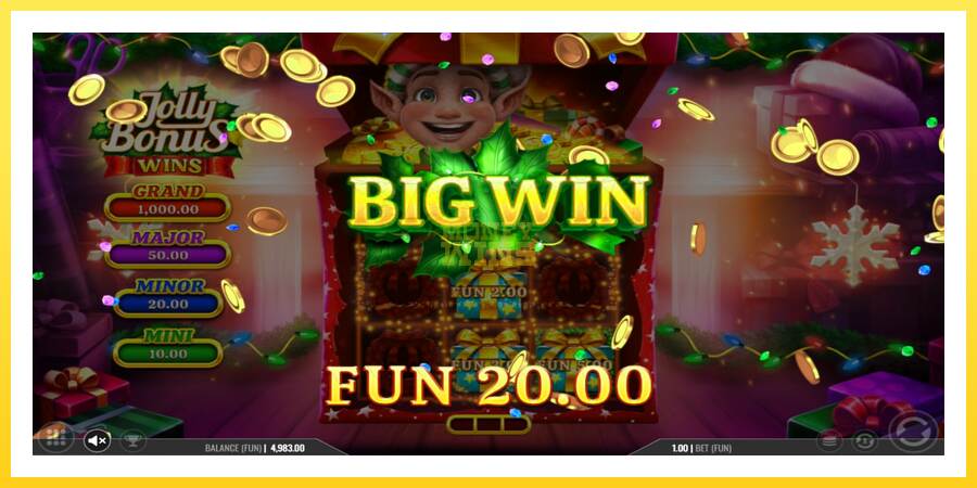 Slika 3 igralni avtomat Jolly Bonus Wins