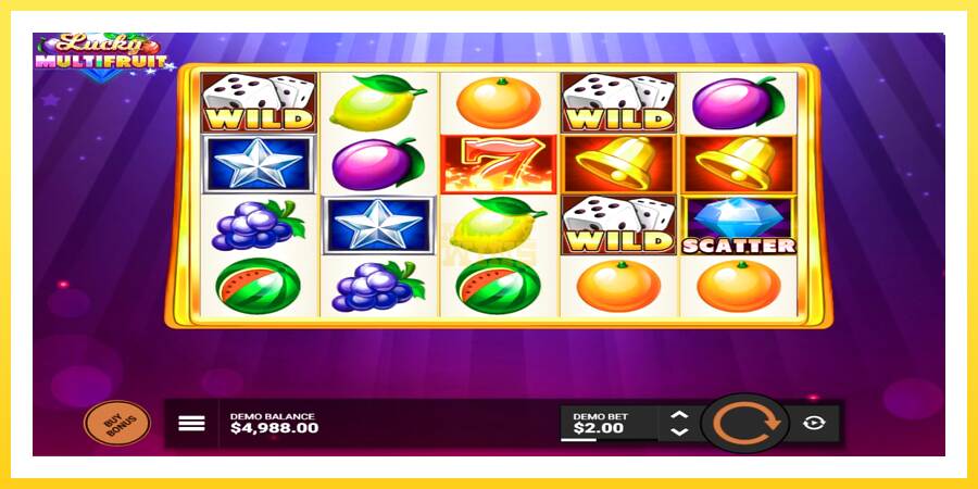 Slika 2 igralni avtomat Lucky Multifruit