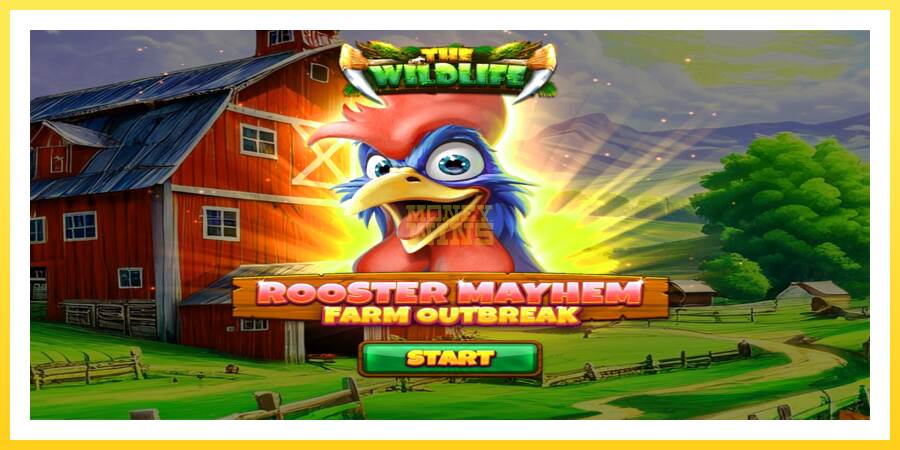 Slika 1 igralni avtomat Rooster Mayhem Farm Outbreak