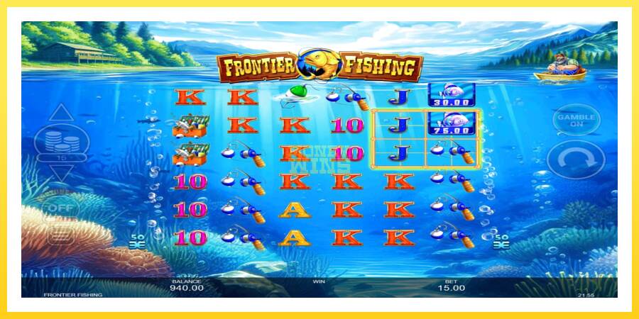 Slika 4 igralni avtomat Frontier Fishing