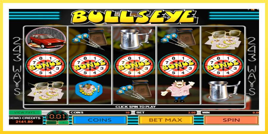 Slika 1 igralni avtomat Bullseye