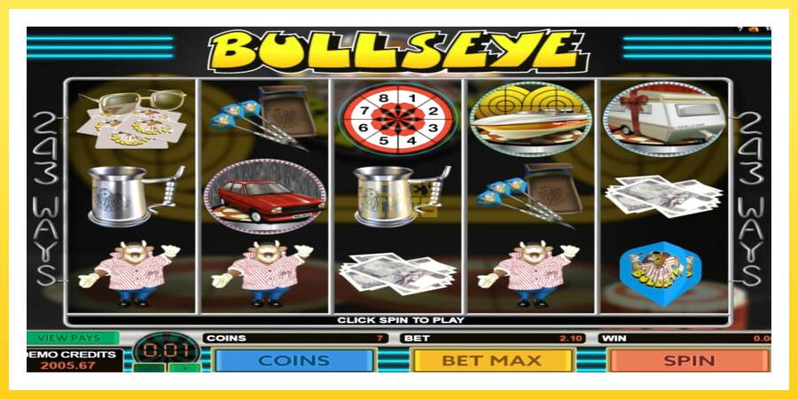 Slika 4 igralni avtomat Bullseye