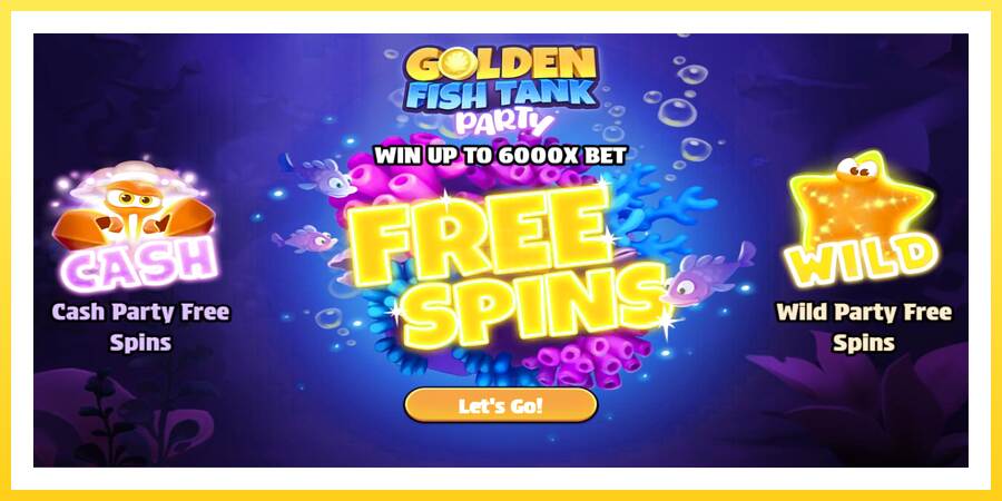 Slika 1 igralni avtomat Golden Fish Tank Party