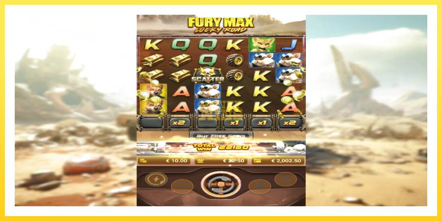 Slika 3 igralni avtomat Fury Max Lucky Road