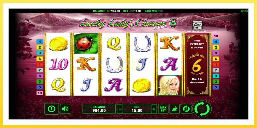 Slika 2 igralni avtomat Lucky Ladys Charm Deluxe 6