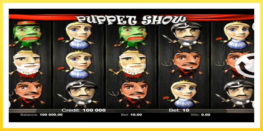 Slika 1 igralni avtomat Puppet Show