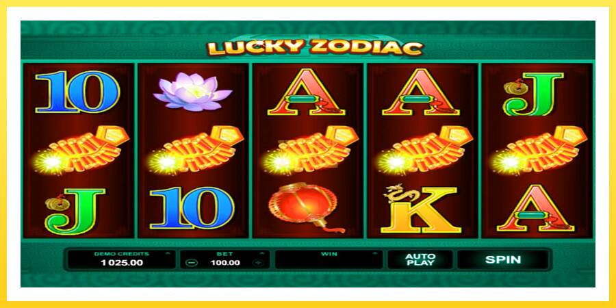 Slika 1 igralni avtomat Lucky Zodiac