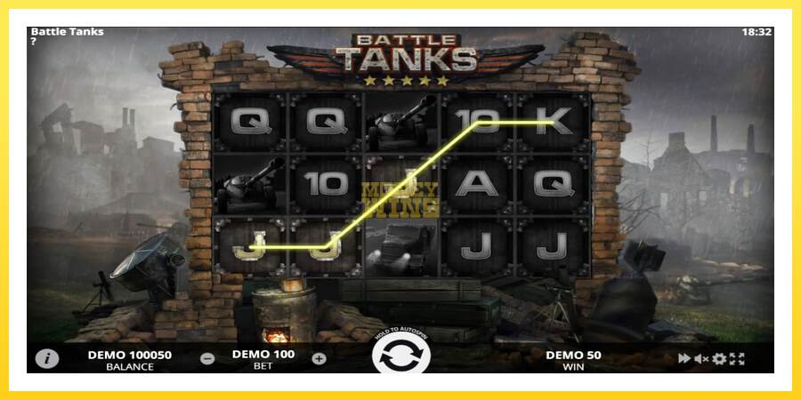 Slika 2 igralni avtomat Battle Tanks