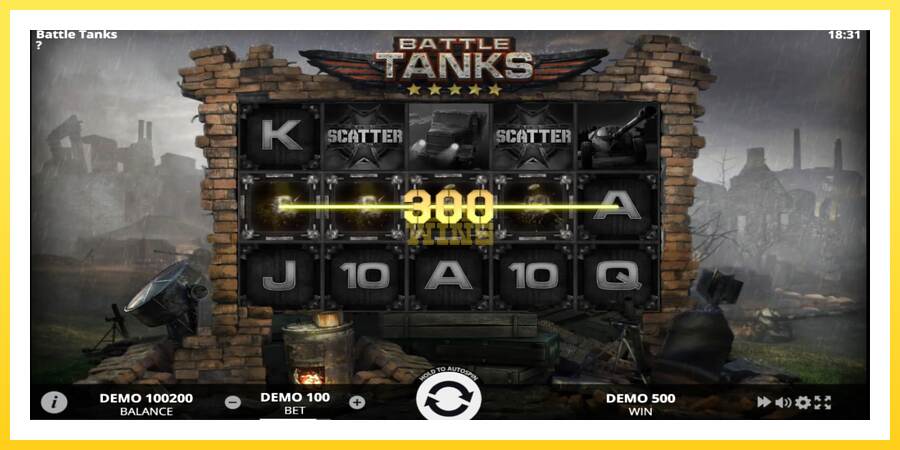 Slika 3 igralni avtomat Battle Tanks