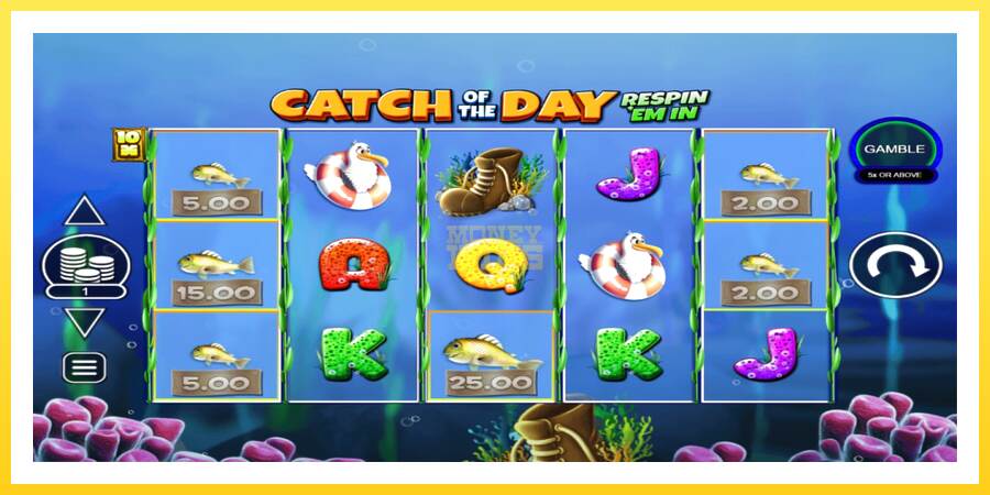 Slika 2 igralni avtomat Catch of the Day Respin Em In