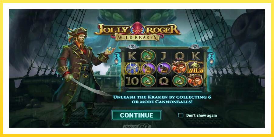 Slika 6 igralni avtomat Jolly Roger Wild Kraken