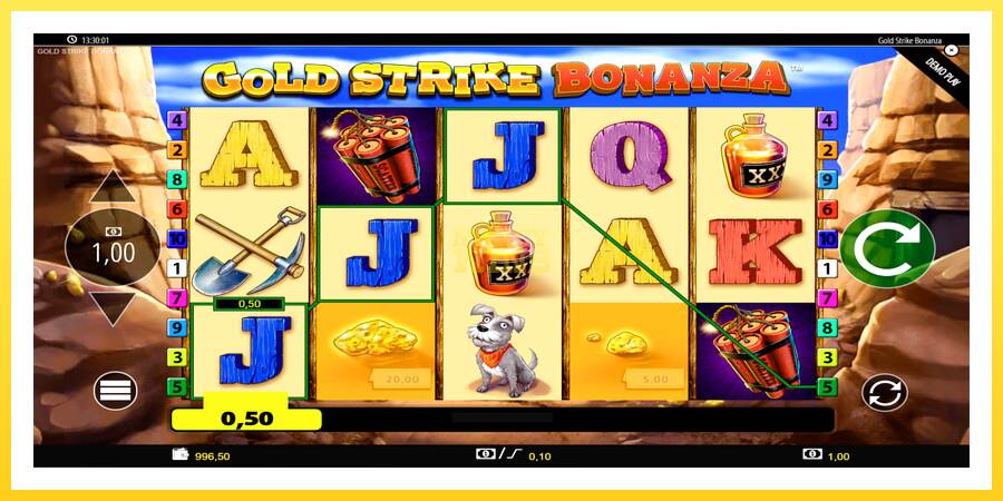 Slika 2 igralni avtomat Gold Strike Bonanza