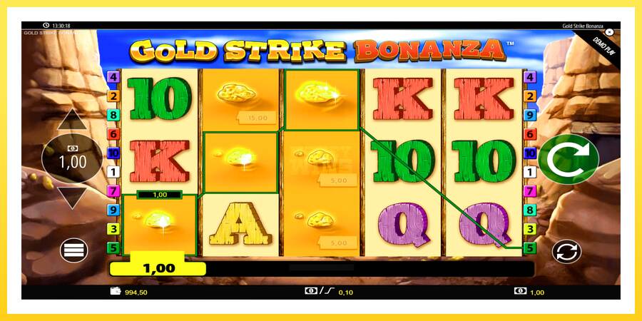 Slika 3 igralni avtomat Gold Strike Bonanza