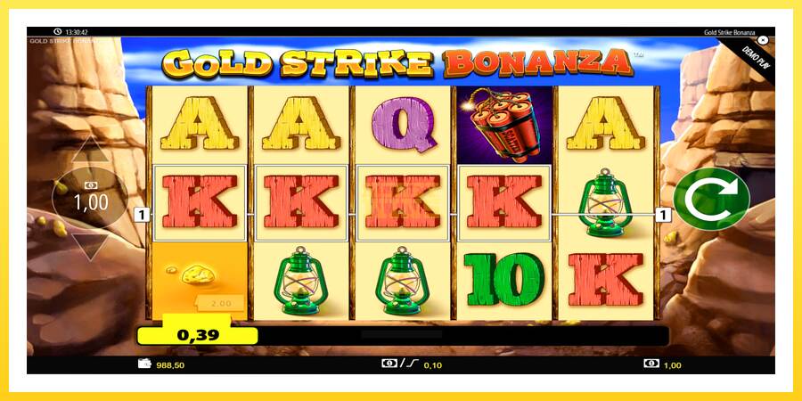 Slika 4 igralni avtomat Gold Strike Bonanza