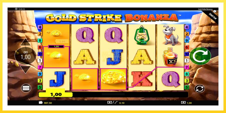 Slika 5 igralni avtomat Gold Strike Bonanza