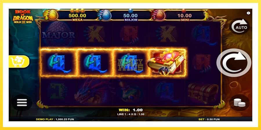 Slika 3 igralni avtomat Book of Dragon Hold and Win