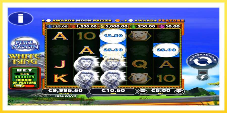 Slika 2 igralni avtomat Full Moon: White King PowerPlay Jackpot