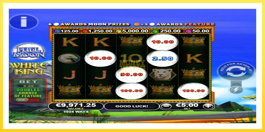 Slika 3 igralni avtomat Full Moon: White King PowerPlay Jackpot