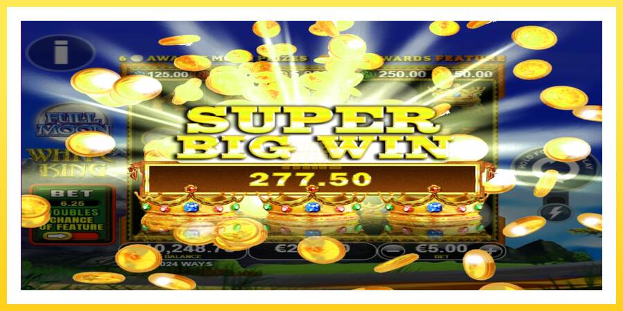 Slika 5 igralni avtomat Full Moon: White King PowerPlay Jackpot