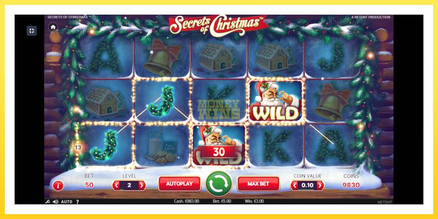 Slika 3 igralni avtomat Secrets of Christmas