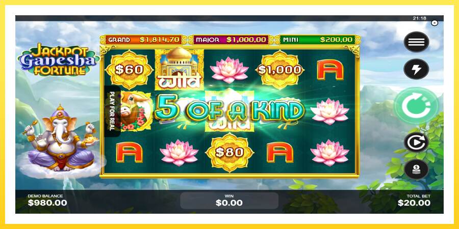 Slika 3 igralni avtomat Jackpot Ganesha Fortune