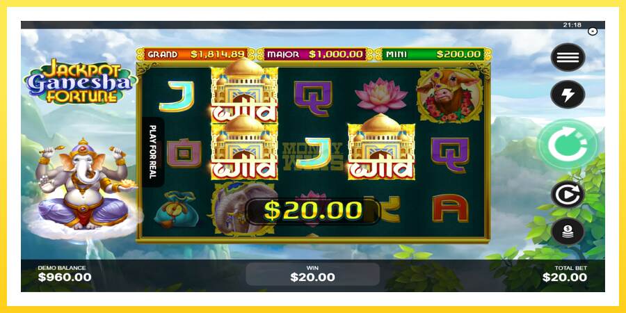 Slika 4 igralni avtomat Jackpot Ganesha Fortune