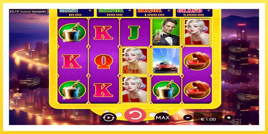 Slika 1 igralni avtomat Luxury Jackpots