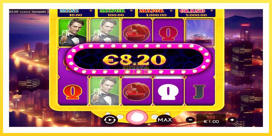 Slika 2 igralni avtomat Luxury Jackpots