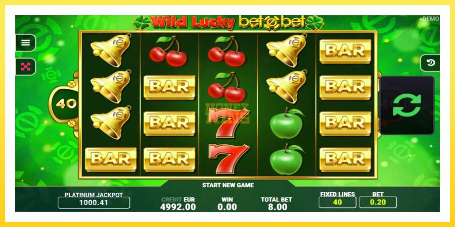 Slika 2 igralni avtomat Wild Lucky Betebet