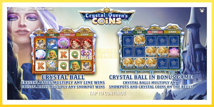 Slika 1 igralni avtomat Crystal Queens Coins