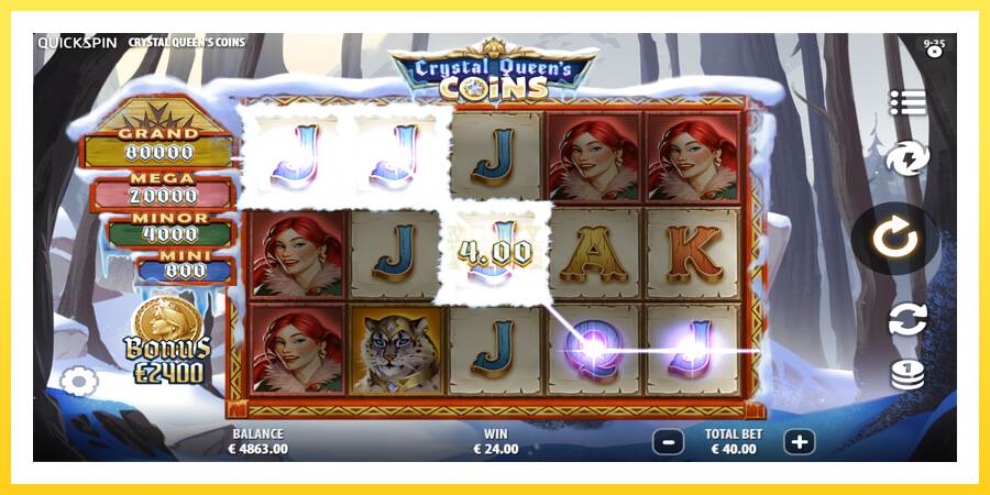 Slika 4 igralni avtomat Crystal Queens Coins