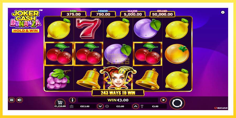 Slika 2 igralni avtomat Joker Cash Bonanza - Hold & Win