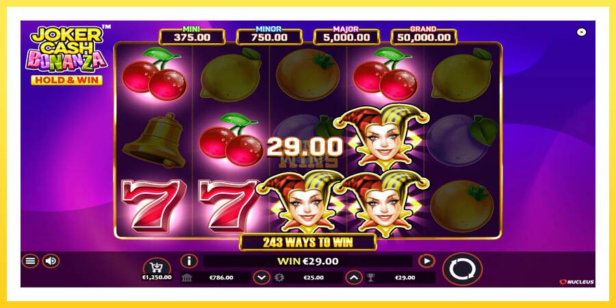 Slika 4 igralni avtomat Joker Cash Bonanza - Hold & Win