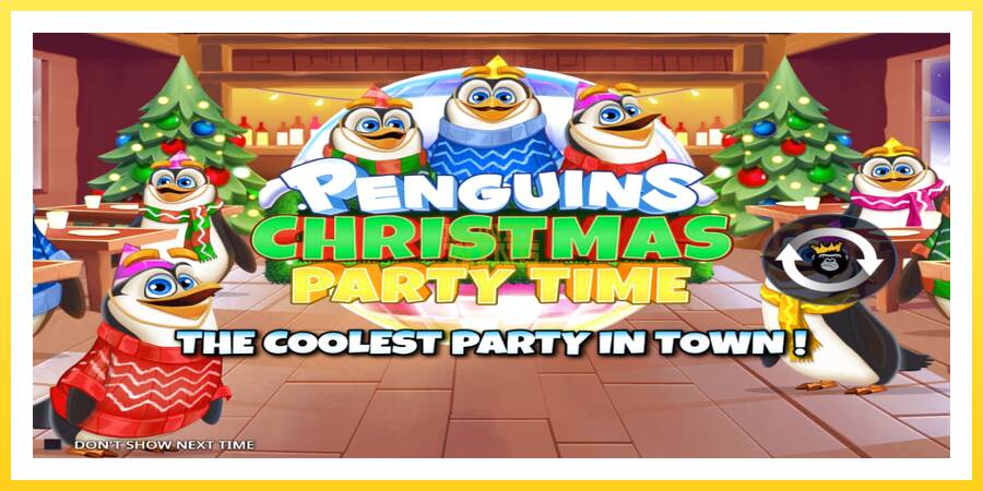 Slika 1 igralni avtomat Penguins Christmas Party Time