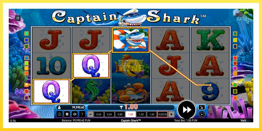 Slika 7 igralni avtomat Captain Shark